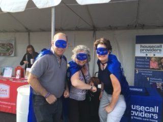 Volunteer Coordinator Todd Lawrence, Director Development Susan Ehrman and Marketing and Communications Manager Barb Gorman striking a pose.